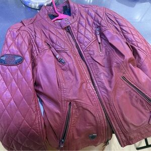 Women’s Harley Jacket - S - Red
